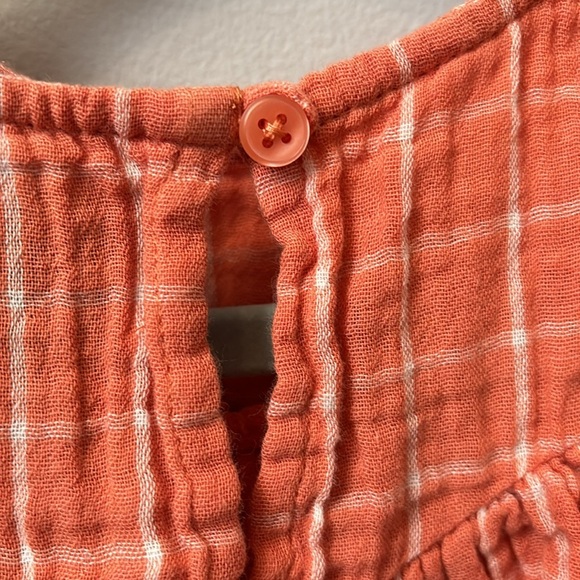 Old Navy Soft Orange Blouse 12-18 months - Picture 4 of 4